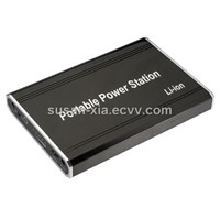 External battery pack for laptop,DV,DC