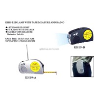 KH19 LED LAMP WITH TAPE MEASURE AND RADIO