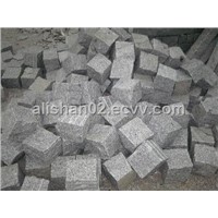 G603 China granite paving cube stone