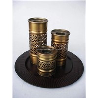 Candle holder on Tray