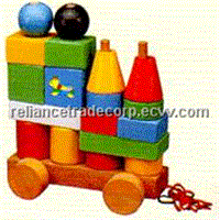 Wooden Solid Train
