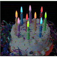 Color Flame Candles-Birthday Candle
