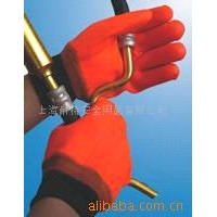 Fluorescent PVC working glove Safety Cuff working gloves