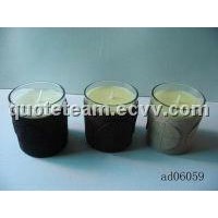 Candles with Glass Candleholder (GC-GCH11)