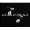Pearl Earrings with 14K Gold Stud and Post