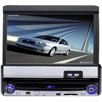 7-Inch Motorized Car DVD Player with Touch Screen, Tv, Am, Fm Radio, Bluetooth, Rds, Usb, Sd, Gps Co