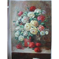 Impression Flower Oil Painting (Msl10_07)