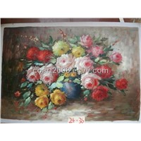 Impression Flower Oil Painting (MSL10_10)