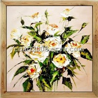 Modern Flower Oil Painting (mkf03-19)