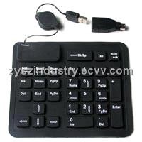 Silicone Numeric Keyboard with 33 Keys