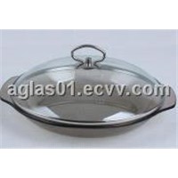Round Casserole with Handles &amp;amp; Cover (Amber)
