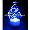 LED candles with Christmas tree