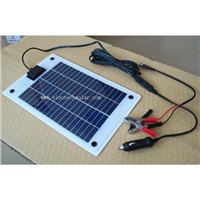 5W semi flexible solar charger kit