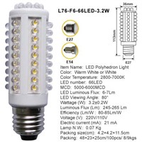 66 LED Lamp Cup (L76-F6-66LED-3.2W)
