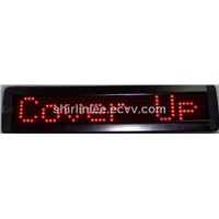 7*50 Pixel Red Green LED Sign