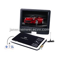 9 Inch Portable DVD Player with Swivel Screen, Tv Tuner, Game