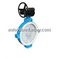 Butterfly Valve with Fluorine Lining