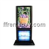Dual Panel LCD Ad Player for Standing