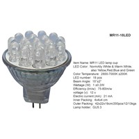Mr11 LED Lamp Cup(MR11-18LED)