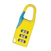 Yellow Number password padlock