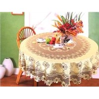 Warp Knitting FDY Colors Round Table Cover