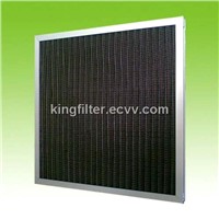 pleated activated carbon  panel filter/panel filter/air filter