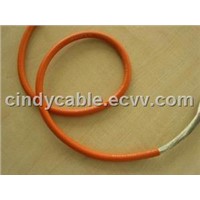 welding cable in orange color