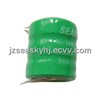 80mAh 3.6V NiMH Rechargeable Button-cell