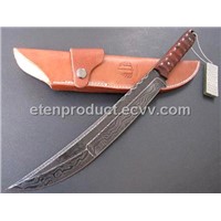 Ruffled Steel Survival Knife