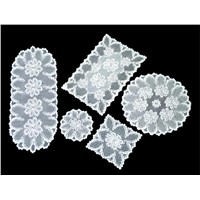 warp Knitting Lace Polyester Table Place Mat