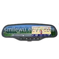 4.3" LCD GPS Rear View Mirror Touch Screen Monito