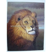 Animal lion Oil Painting (Dwsz0009)