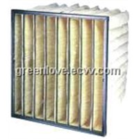 Bag Filter with Galvanized Steel Frame F5