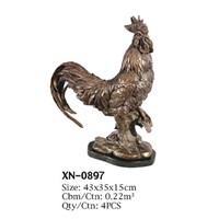 Bronze Rooster Statue