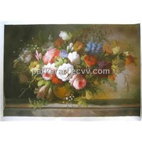 Hand Painted Oil Paintings - Flower (0018)