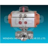 Pneumatic Three Way Ball Valves (26)