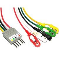 Compatible Nihon Kohden BR-004P 3-LD wires