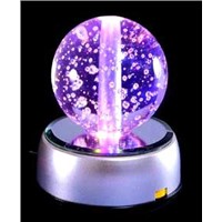 Crystal Color Ball with LED Light Base