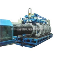 Plastic Pipe Machine HDPE Double Wall Corrugated Pipe Extrusion Line