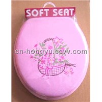 embroidery soft toilet seat  hys105