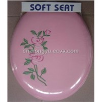 embroidery soft toilet seat  hys160