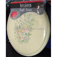 embroidery soft toilet seat hys164