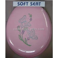 embroidery soft toilet seat hys
