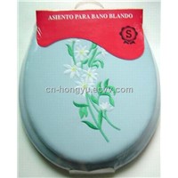 embroidery soft toilet seat - hys87