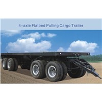 Flatbed Pulling Cargo