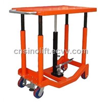 hand-hydraulic post lift table