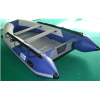 inflatable plywood boatHLM380PVC/HYPALON