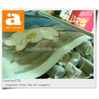 FREE SAMPLE Lotus flower oil painting,