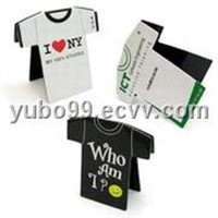 magnetic bookmarks in t-shirt shape