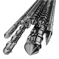 twin conical screws barrels for extruder machine